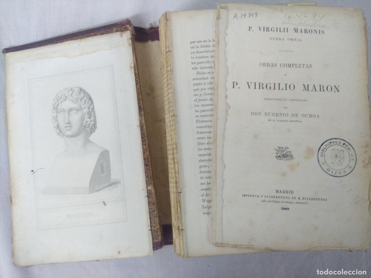 Libros de segunda mano: VIRGILIO/OBRAS COMPLETAS/EUGENIO DE OCHOA 1869. - Foto 3