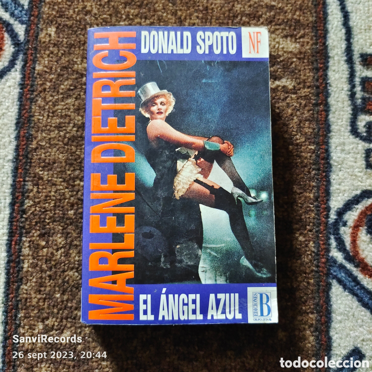Libros de segunda mano: EL &Aacute;NGEL AZUL (DONALD SPOTO) (MARLENE DIETRICH) (EDICIONES B) - Foto 1