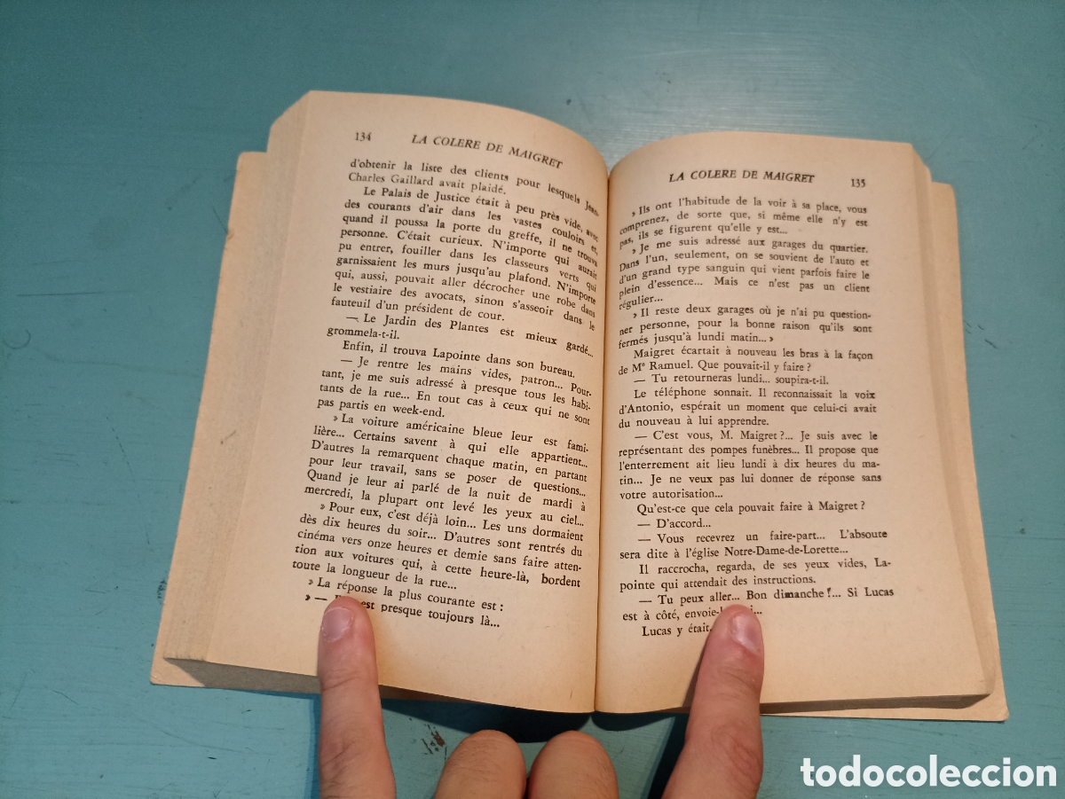 Libros de segunda mano: La Col&egrave;re de Maigret. Georges Simenon. Paris 1963 - Foto 2