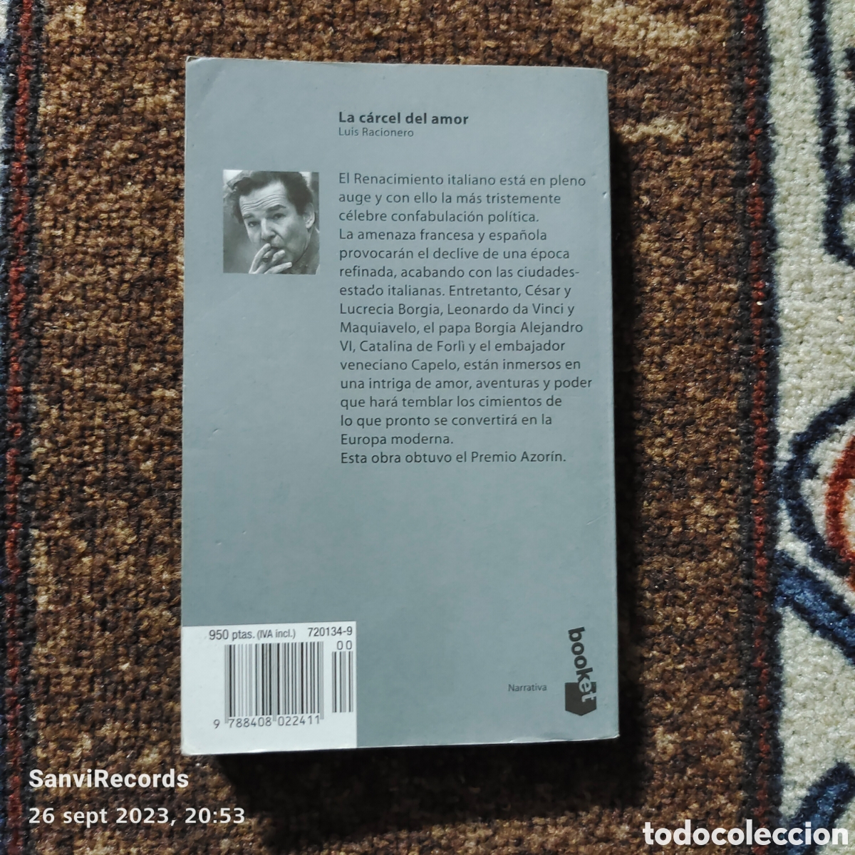 Libros de segunda mano: LA C&Aacute;RCEL DEL AMOR (LUIS RACIONERO) (BOOKET) - Foto 2