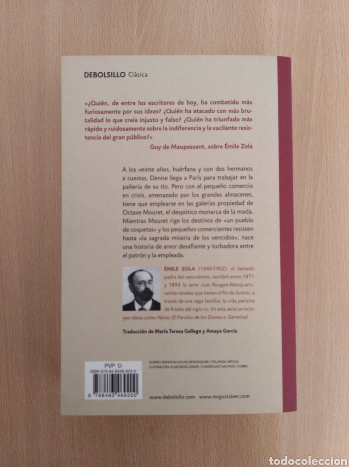 Libros de segunda mano: EL PARA&Iacute;SO DE LAS DAMAS. &Eacute;mile Zola - Foto 2