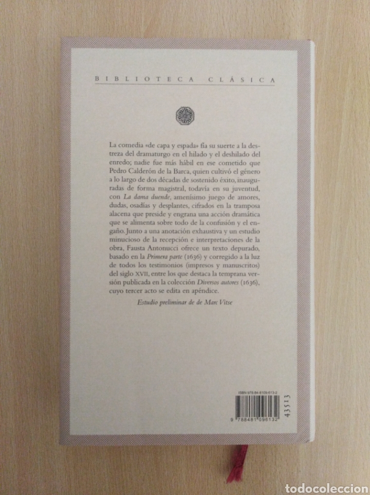 Libros de segunda mano: LA DAMA DUENDE. Pedro Calder&oacute;n de la Barca. Galaxia Gutenberg - Foto 2