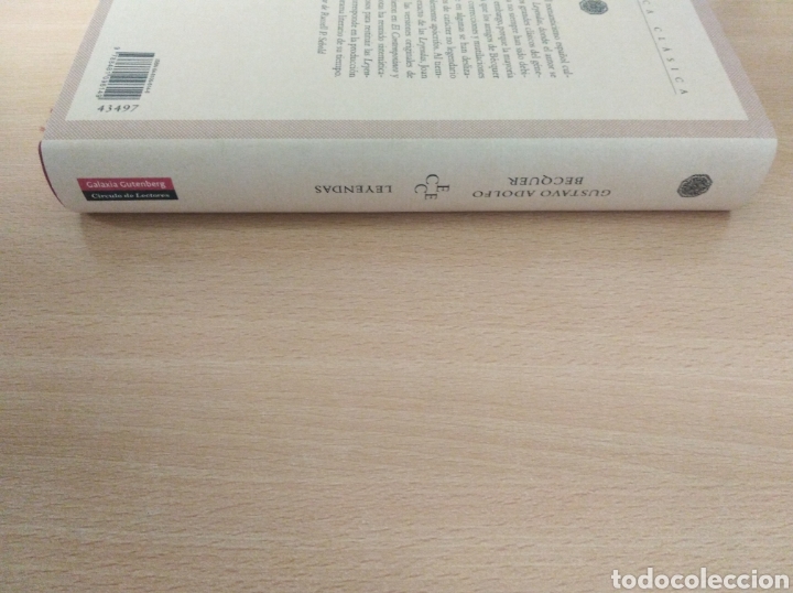 Libros de segunda mano: LEYENDAS. Gustavo Adolfo B&eacute;cquer. Galaxia Gutenberg - Foto 3