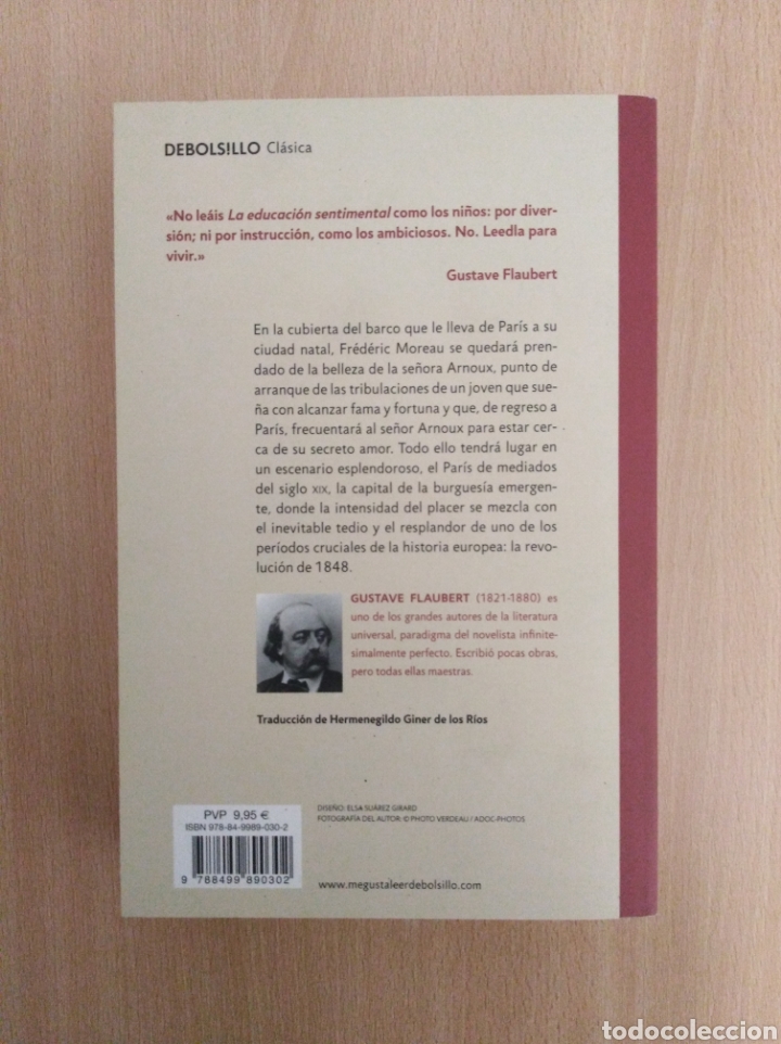 Libros de segunda mano: LA EDUCACI&Oacute;N SENTIMENTAL. Gustave Flaubert - Foto 3