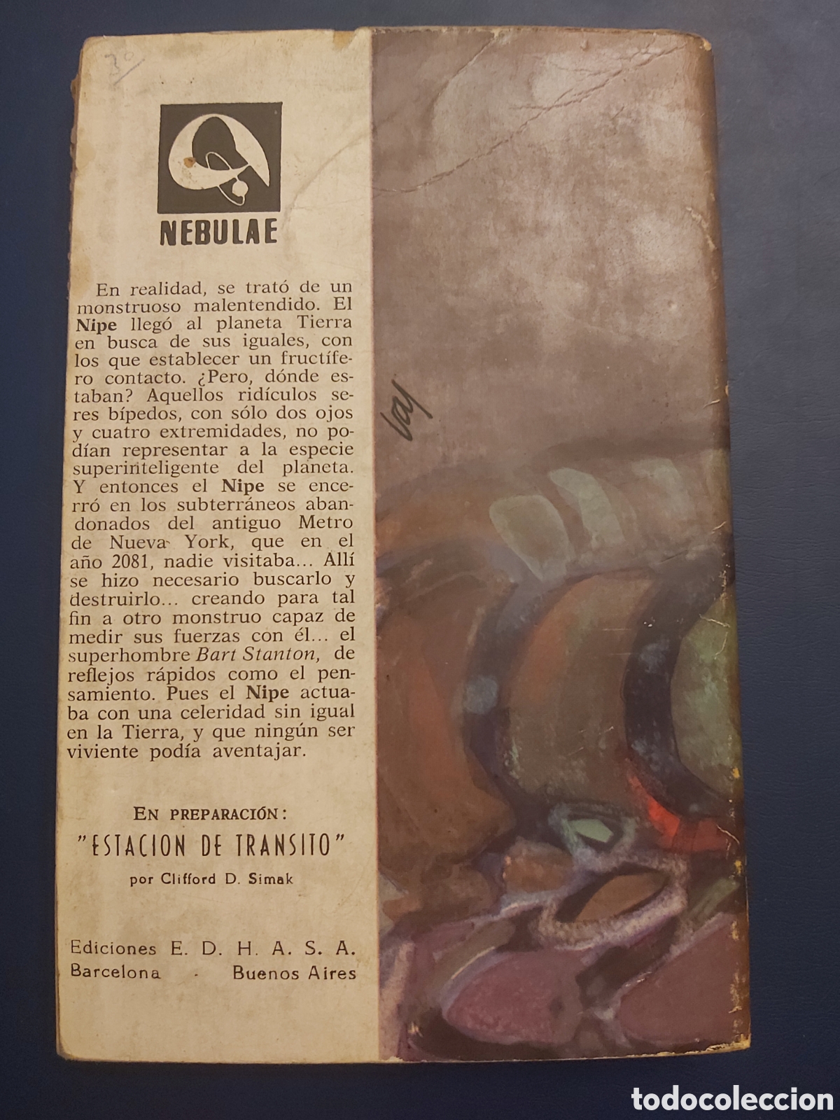 Libros de segunda mano: NIPE EL MONSTRUO # D. T LANGART # NEBULAE # E.D.H.A.S.A # 66 - Foto 6