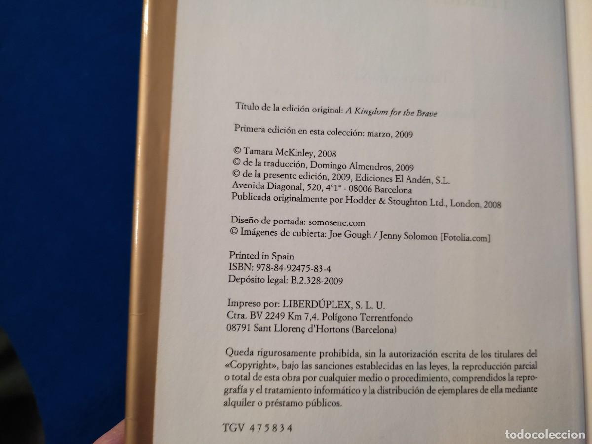 Libros de segunda mano: Tierra de Valientes Tamara McKinley Ediciones El And&eacute;n 2009 - Foto 7