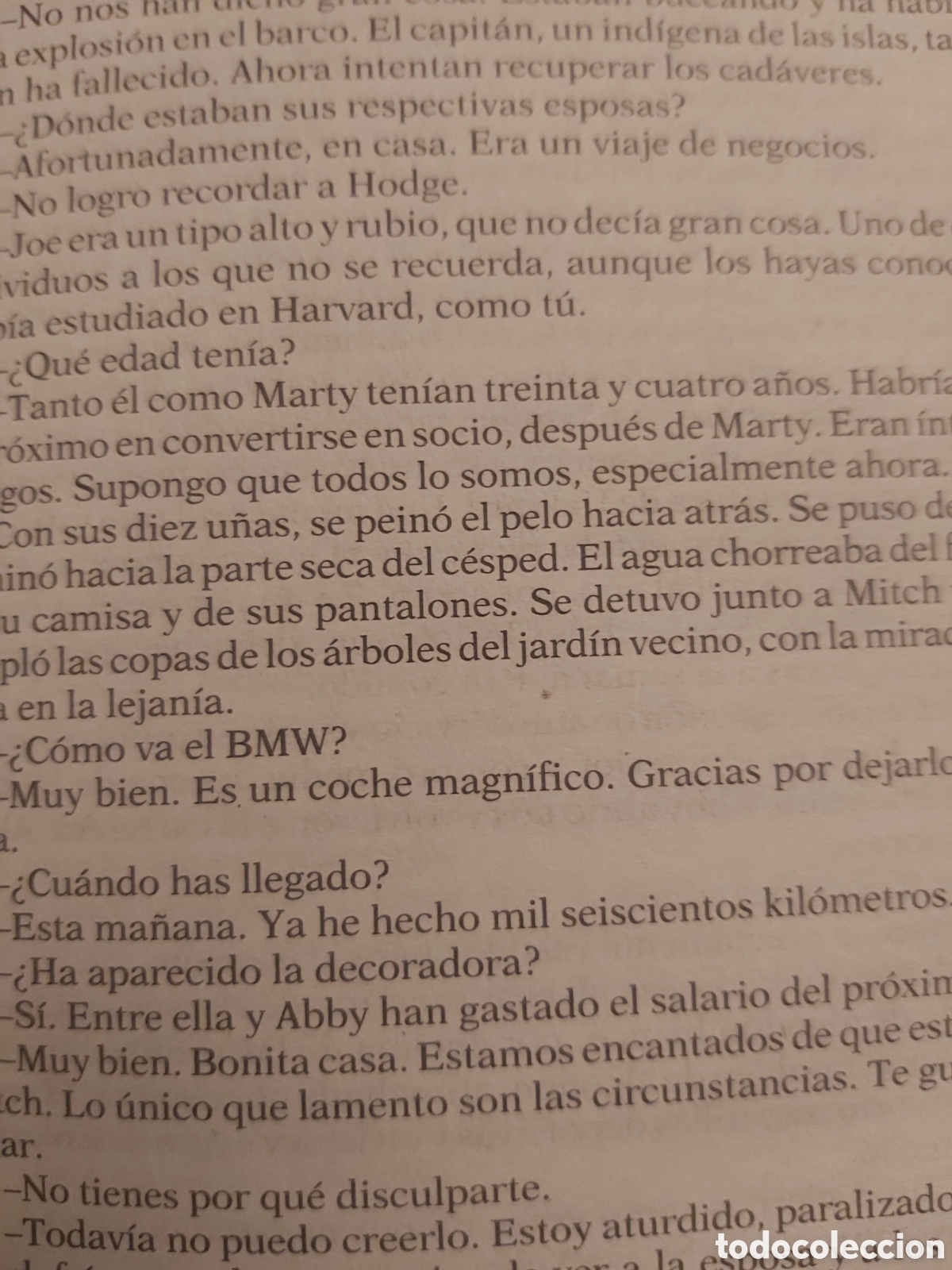 Libros de segunda mano: LA TAPADERA # J. GRISHAM # PLANETA # 1 EDICI&Oacute;N JUNIO 2000 - Foto 5