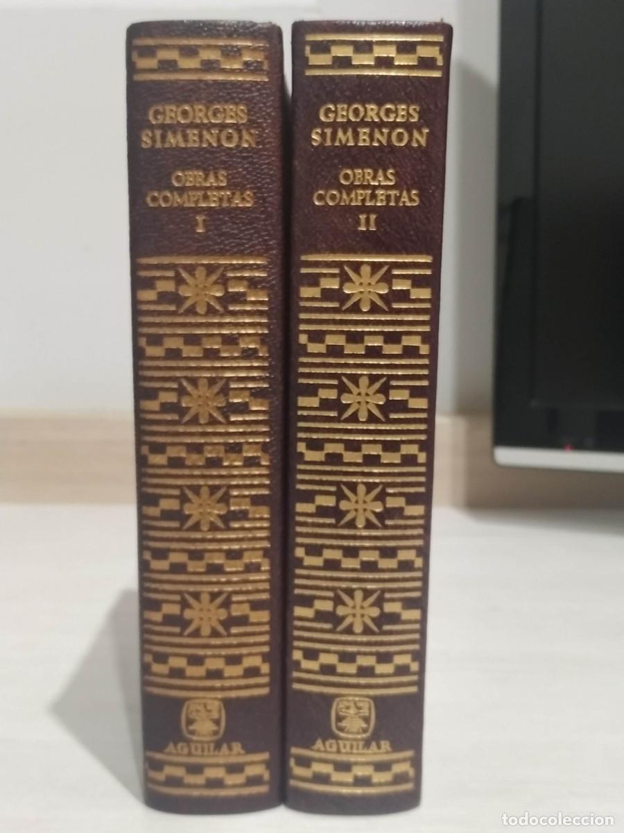 Libros de segunda mano: Georges Simenon. Obras Completas. 2 tomos. Aguilar. - Foto 1