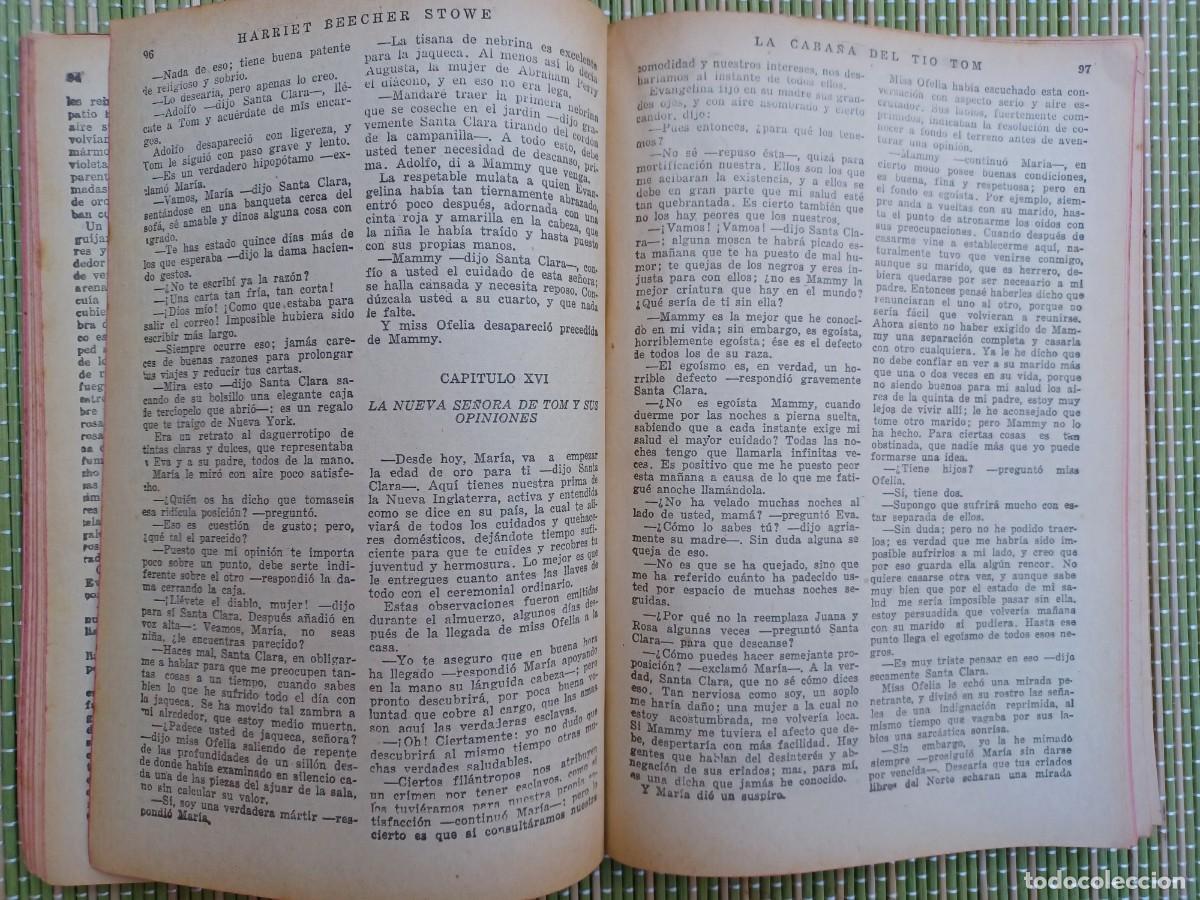 Libros de segunda mano: Beecher Stowe. La caba&ntilde;a del t&iacute;o TOM. Editorial TOR - Foto 4