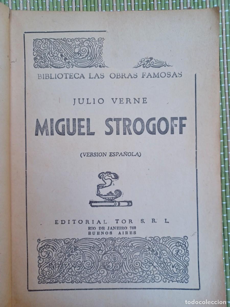 Libros de segunda mano: Julio Verne. Miguel Strogoff. Editorial TOR - Foto 2
