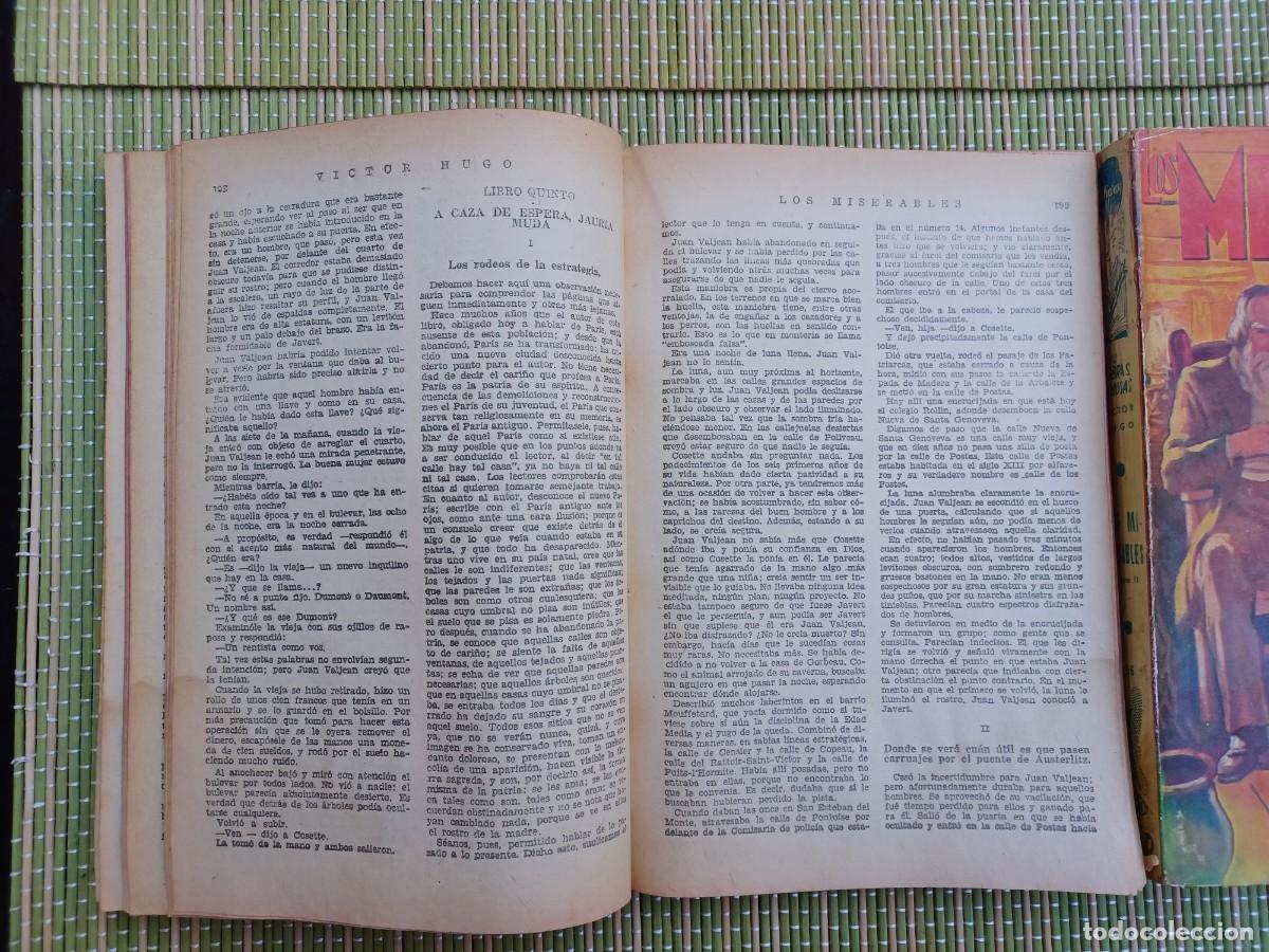 Libros de segunda mano: Victor Hugo. Los Miserables (2 tomos). Editorial TOR - Foto 3