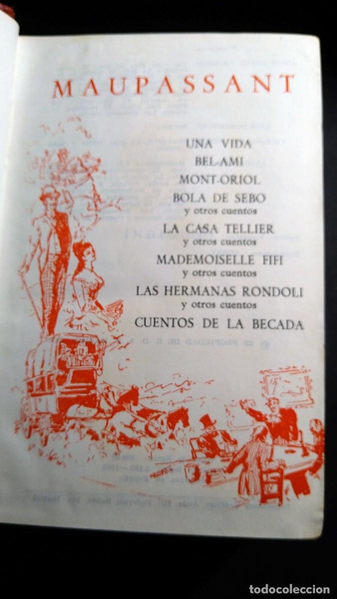 Libros de segunda mano: MAUPASSANT - OBRAS INMORTALES - Foto 4