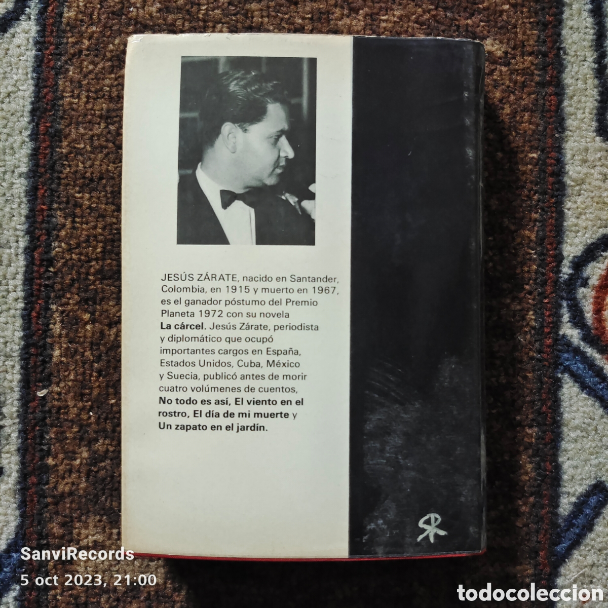 Libros de segunda mano: LA C&Aacute;RCEL (JES&Uacute;S Z&Aacute;RATE) - Foto 2