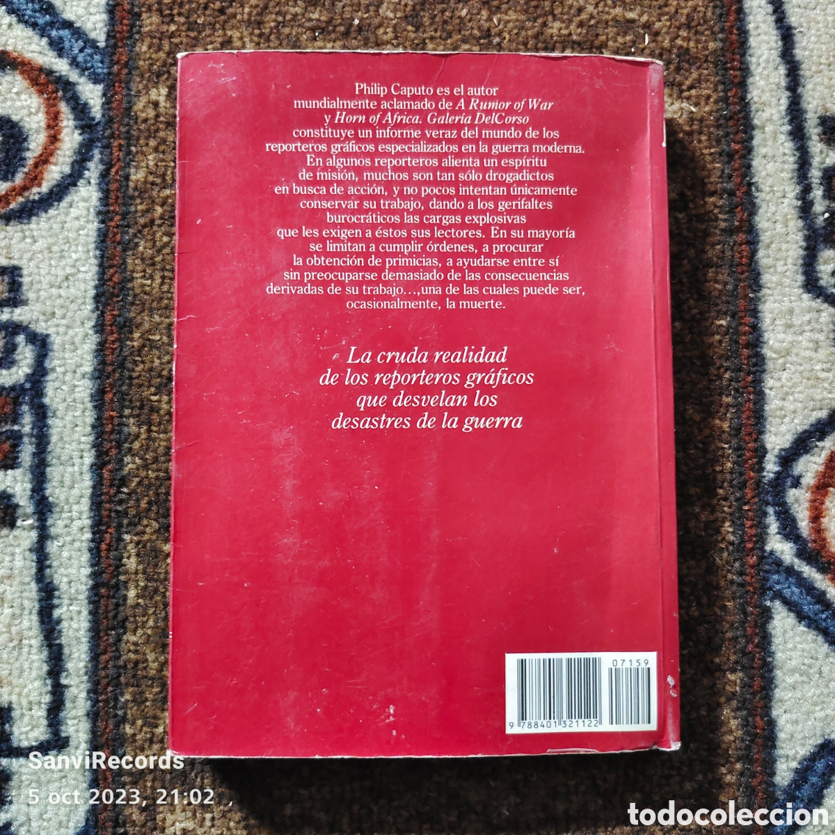 Libros de segunda mano: GALERIA DEL CORSO (PHILIP CAPUTO) (PLAZA & JANES) - Foto 2