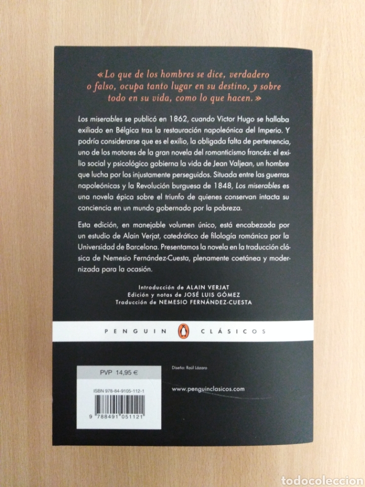Libros de segunda mano: LOS MISERABLES. V&iacute;ctor Hugo - Foto 2