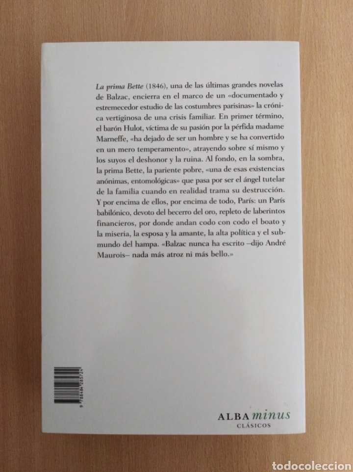 Libros de segunda mano: LA PRIMA BETTE. Honor&eacute; de Balzac. Alba Editorial - Foto 2