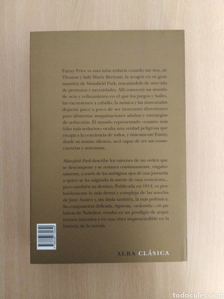 Libros de segunda mano: MANSFIELD PARK. Jane Austen. Alba Editorial - Foto 2