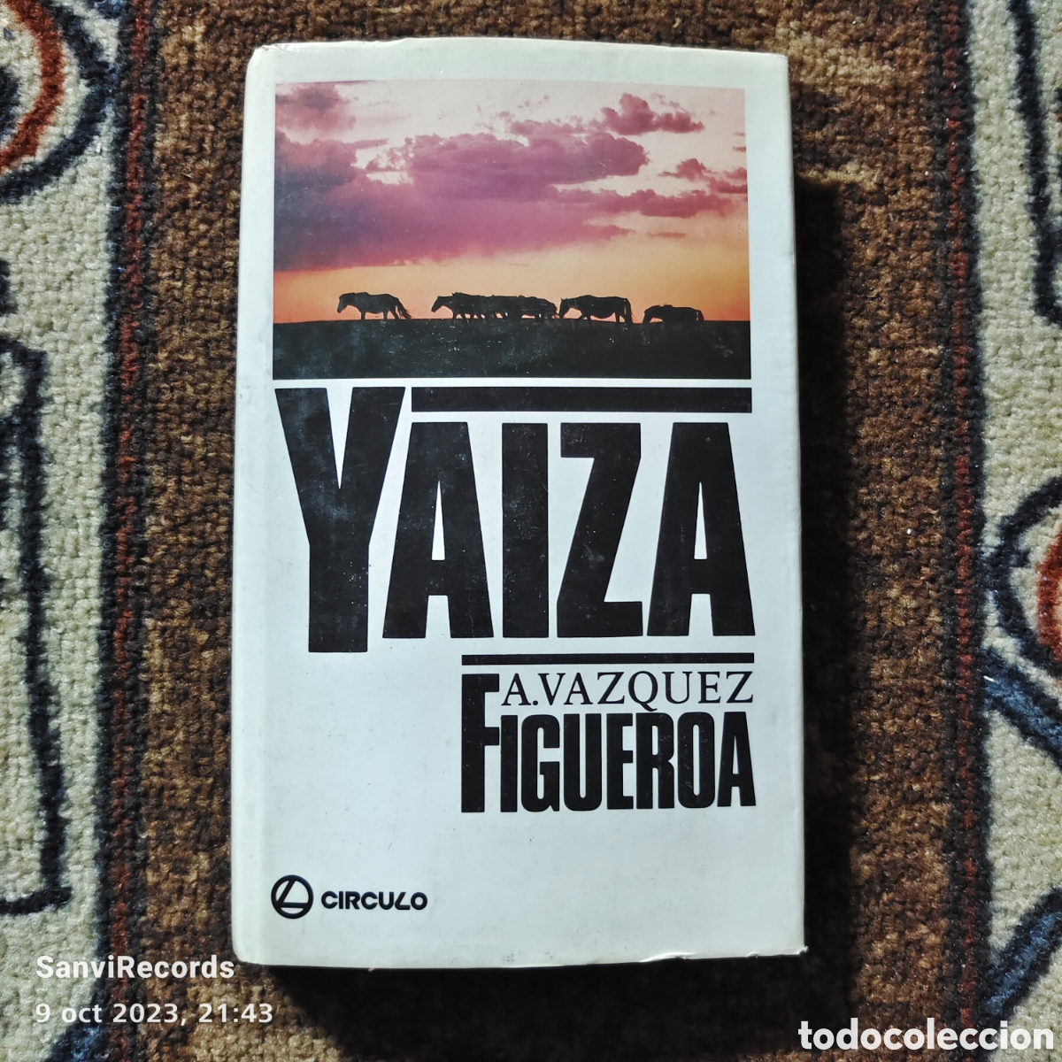 Libros de segunda mano: YAIZA (ALBERTO V&Aacute;ZQUEZ-FIGUEROA) (C&Iacute;RCULO DE LECTORES) - Foto 1