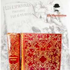 Libros de segunda mano: COSTUMBRISTAS ESPAÑOLES. 2 TOMOS. E. CORREO CALDERÓN. EDICIÓN LUJO. AGUILAR. MADRID. 1950.