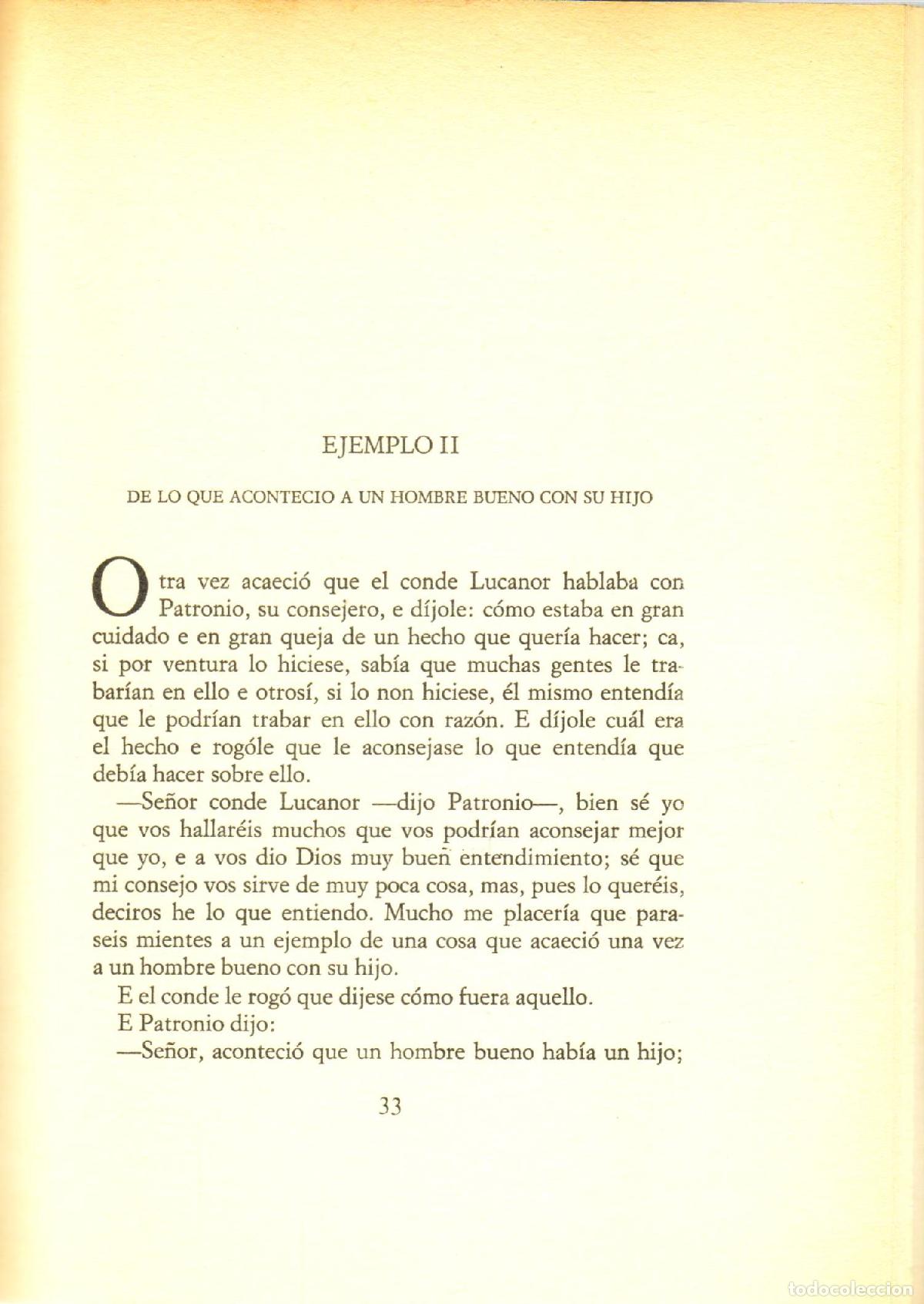 Libros de segunda mano: El conde Lucanor - Don Juan Manuel - Foto 2