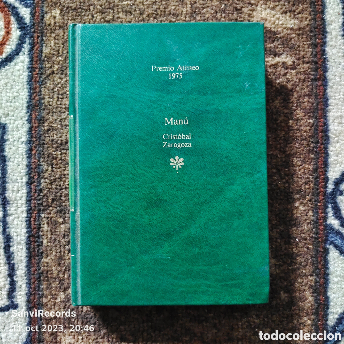 Libros de segunda mano: MAN&Uacute; (CRIST&Oacute;BAL ZARAGOZA) (PREMIO ATENEO 1975) - Foto 1
