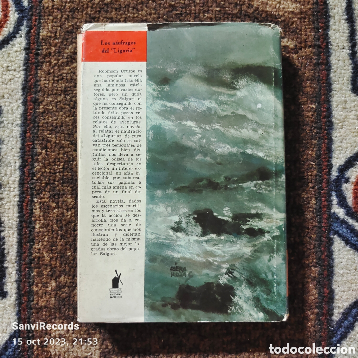 Libros de segunda mano: SALGARI N&deg; 43: LOS N&Aacute;UFRAGOS DEL LIGURIA (E. SALGARI) (EDITORIAL MOLINO) - Foto 2