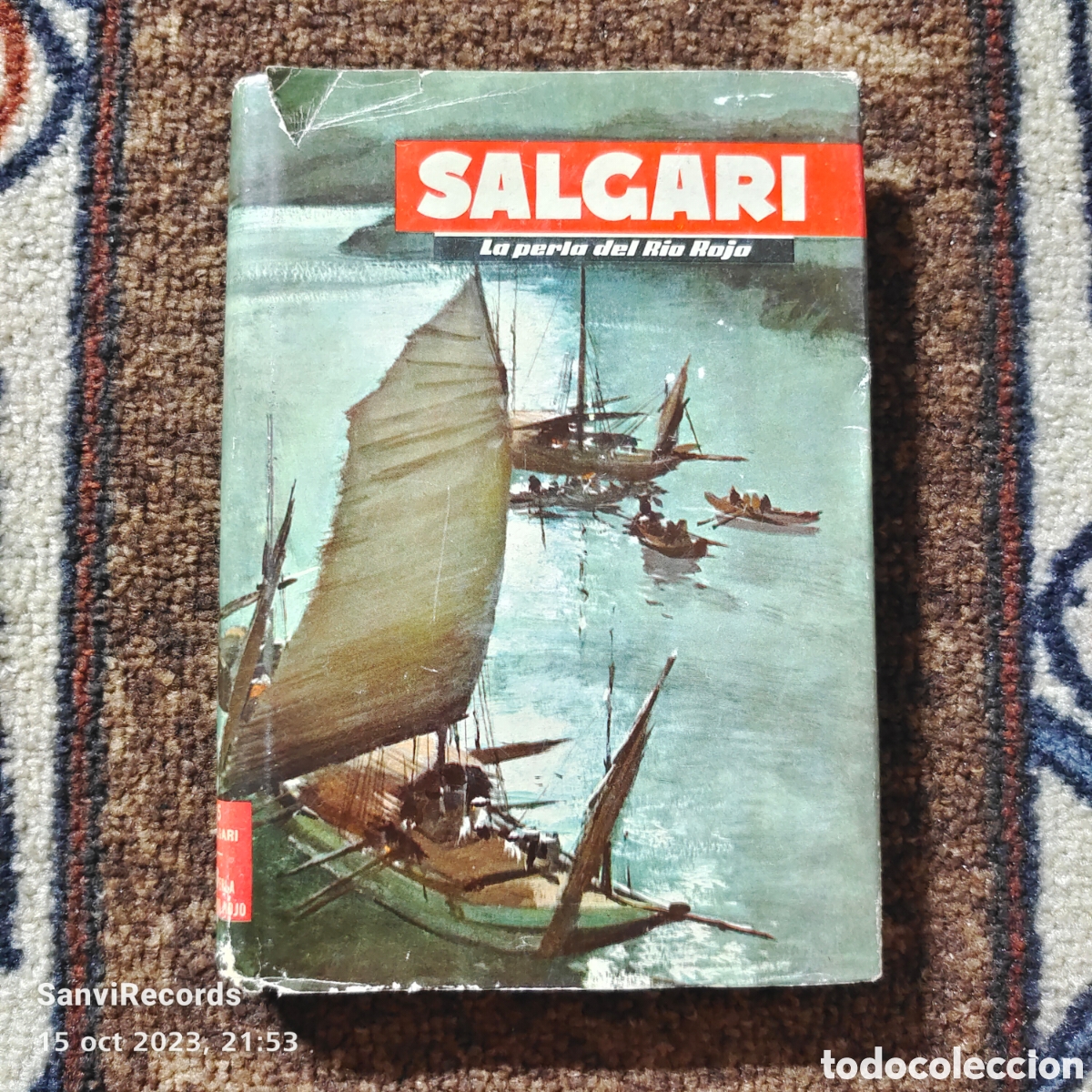 Libros de segunda mano: SALGARI N&deg; 5: LA PERLA DEL RIO ROJO (E. SALGARI) (EDITORIAL MOLINO) - Foto 1