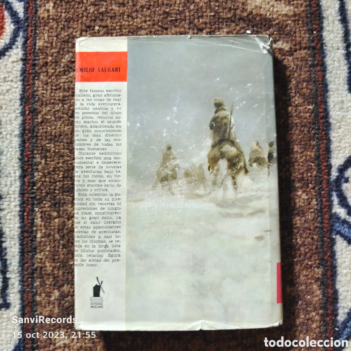 Libros de segunda mano: SALGARI N&deg; 57: LOS HORRORES DE LA SIBERIA (E. SALGARI) (EDITORIAL MOLINO) - Foto 2