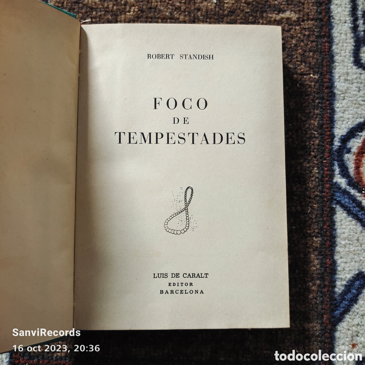 Libros de segunda mano: FOCO DE TEMPESTADES (ROBERT STANDISH) - Foto 2