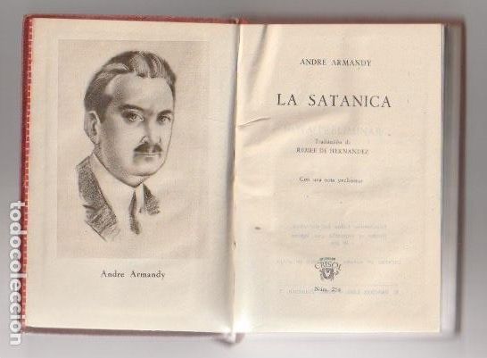 Libros de segunda mano: La sat&aacute;nica / Andr&eacute; Armandy * CRISOL * AGUILAR * - Foto 1