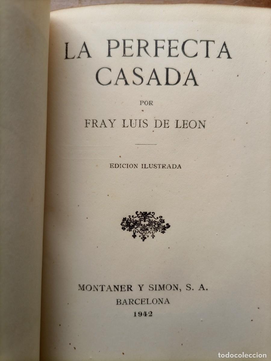 Libros de segunda mano: La perfecta casada Fray Luis de Le&oacute;n 1942 - Foto 3