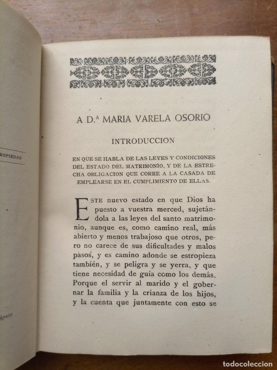 Libros de segunda mano: La perfecta casada Fray Luis de Le&oacute;n 1942 - Foto 4