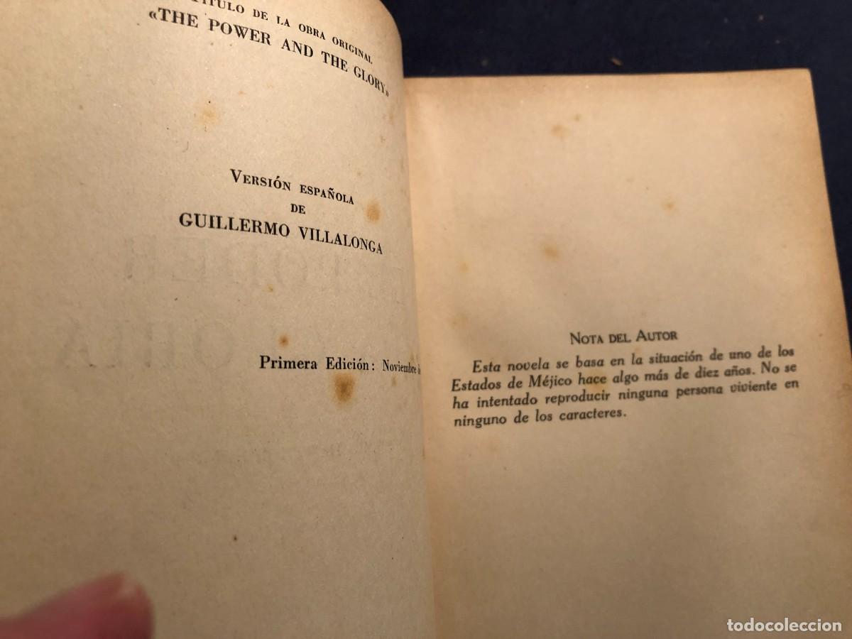 Libros de segunda mano: GRAHAM GREENE: - EL PODER Y LA GLORIA - (1944) - Foto 6