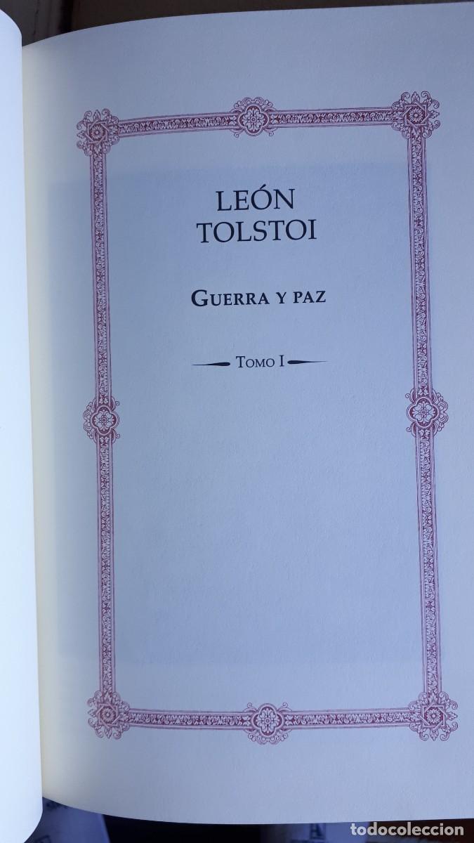 Libros de segunda mano: Guerra y paz Tomo I encuadernado - Foto 6