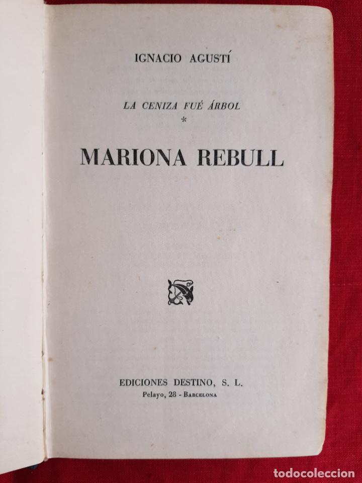 Libros de segunda mano: Mariona Rebull - Agust&iacute;, Ignacio - Foto 1