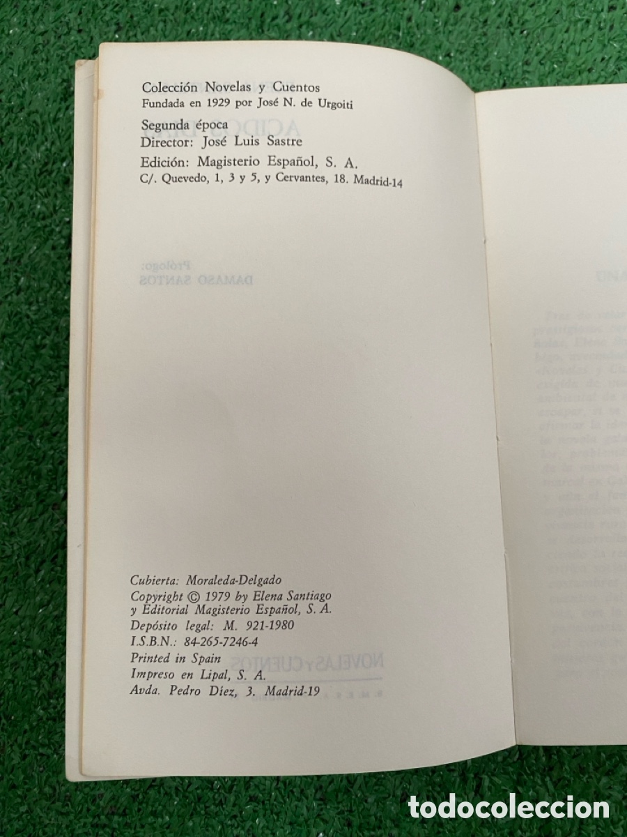 Libros de segunda mano: &Aacute;cidos d&iacute;as Elena Santiago - Foto 3