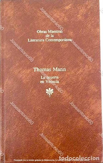 Libros de segunda mano: La muerte en Venecia. Thomas Mann. 1983 - Foto 1