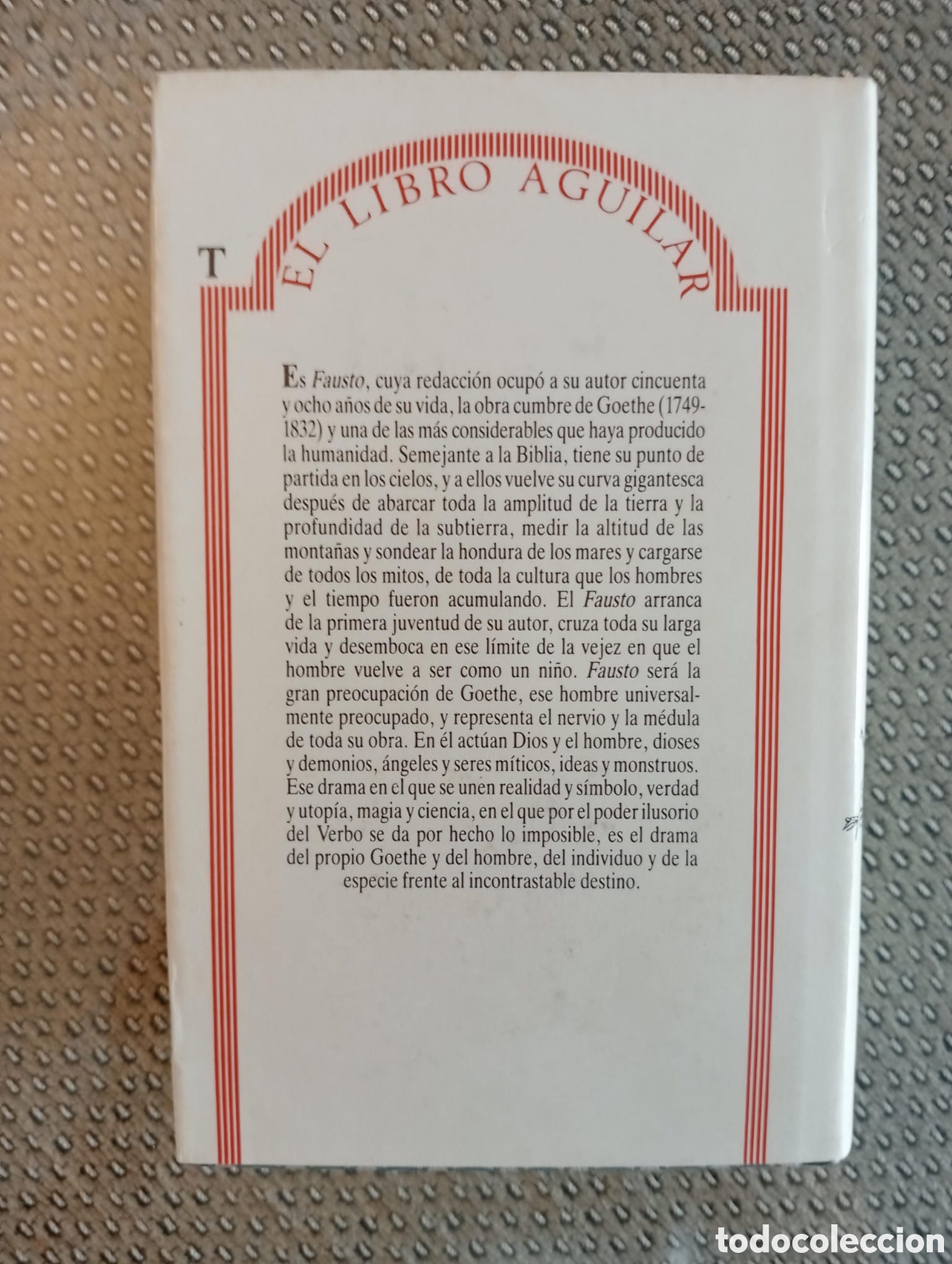 Libros de segunda mano: Fausto / Johann Wolfgang Goethe. El libro Aguilar, 32 - Foto 3