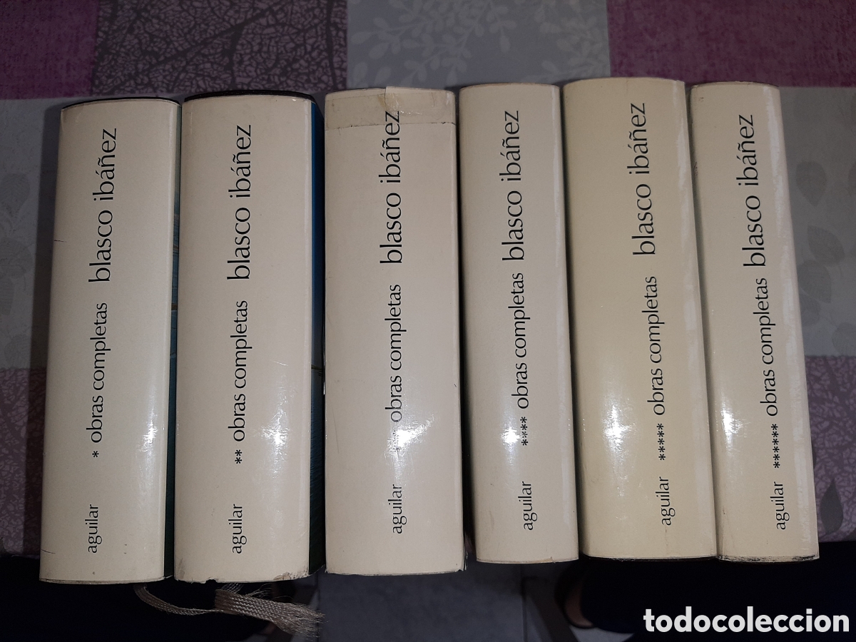 Libros de segunda mano: Blasco Ib&aacute;&ntilde;ez Obras Completas Aguilar 6 tomos - Foto 2