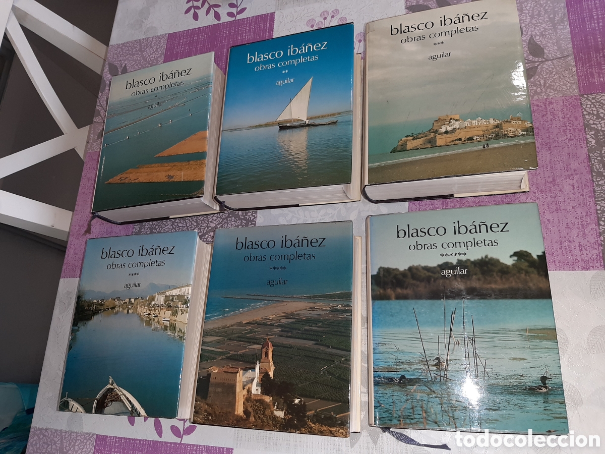 Libros de segunda mano: Blasco Ib&aacute;&ntilde;ez Obras Completas Aguilar 6 tomos - Foto 1
