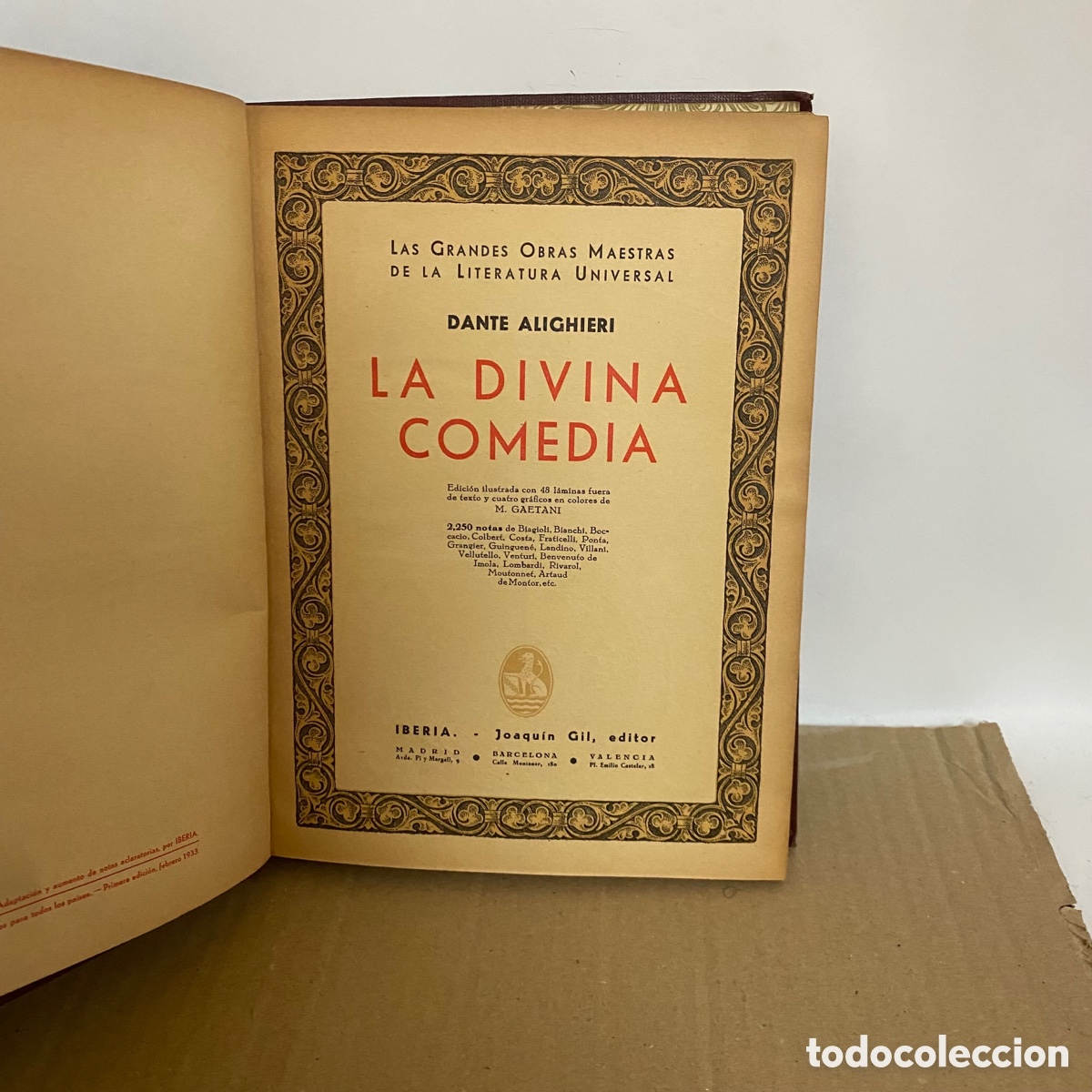 Libros de segunda mano: Dante - La divina comedia 1952 - Foto 4