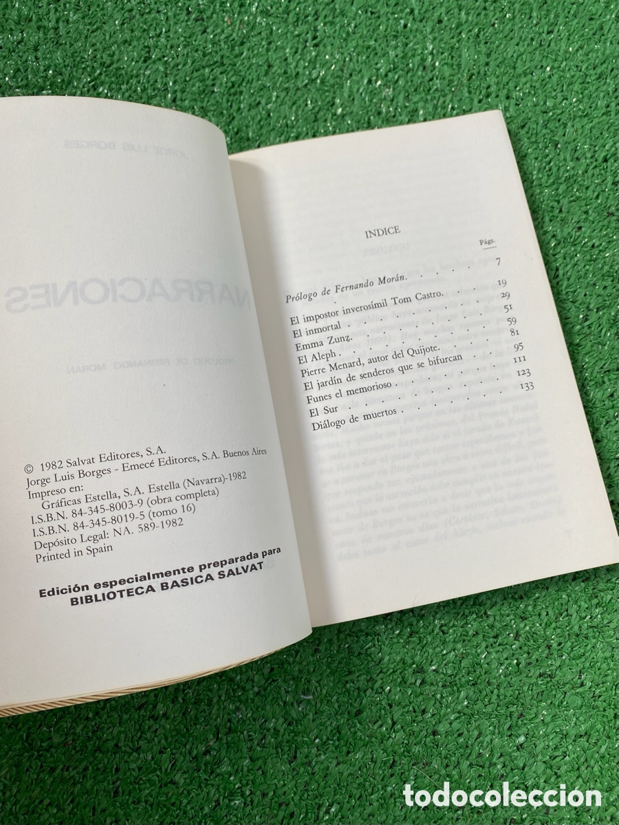 Libros de segunda mano: Narraciones Jorge Luis Borges BBS 16 - Foto 3