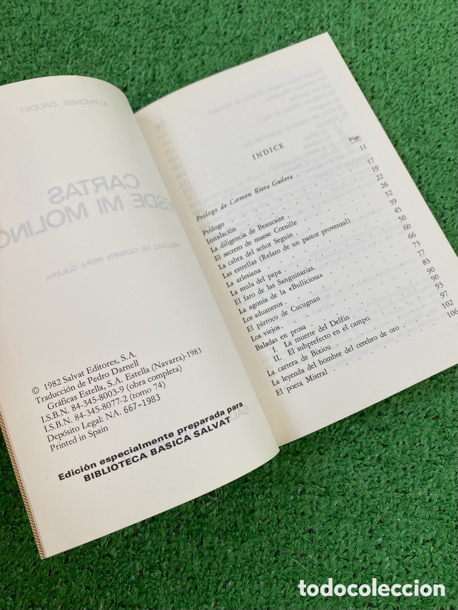 Libros de segunda mano: Cartas desde mi molino ALPHONSE DAUDET BBS 74 - Foto 3