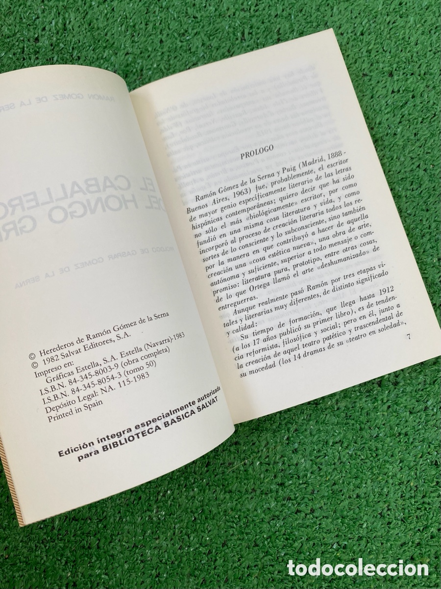 Libros de segunda mano: El caballero del hongo gris - Ram&oacute;n G&oacute;mez de la serna BBS 50 - Foto 3