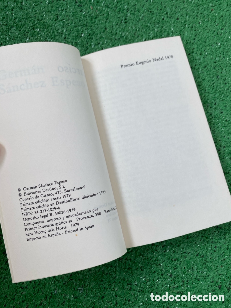 Libros de segunda mano: Germ&aacute;n S&aacute;nchez Espeso: Narciso - Destino libro 78 - Foto 3