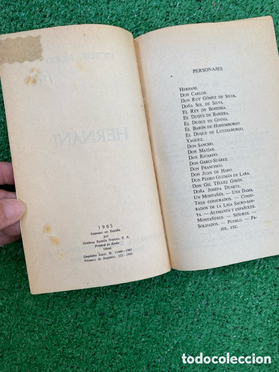 Libros de segunda mano: Hernani - Victor Hugo - Foto 3