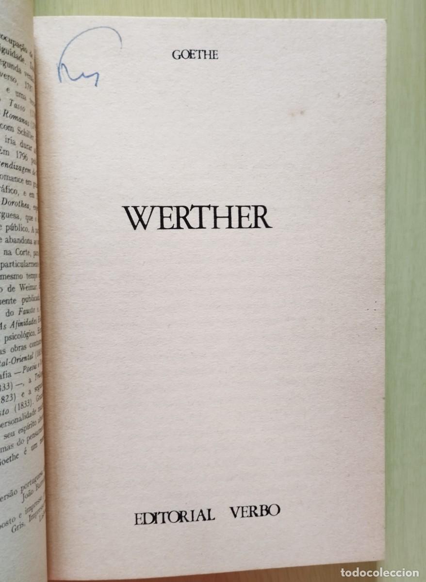 Libros de segunda mano: Johann Wolfgang Goethe - Foto 3