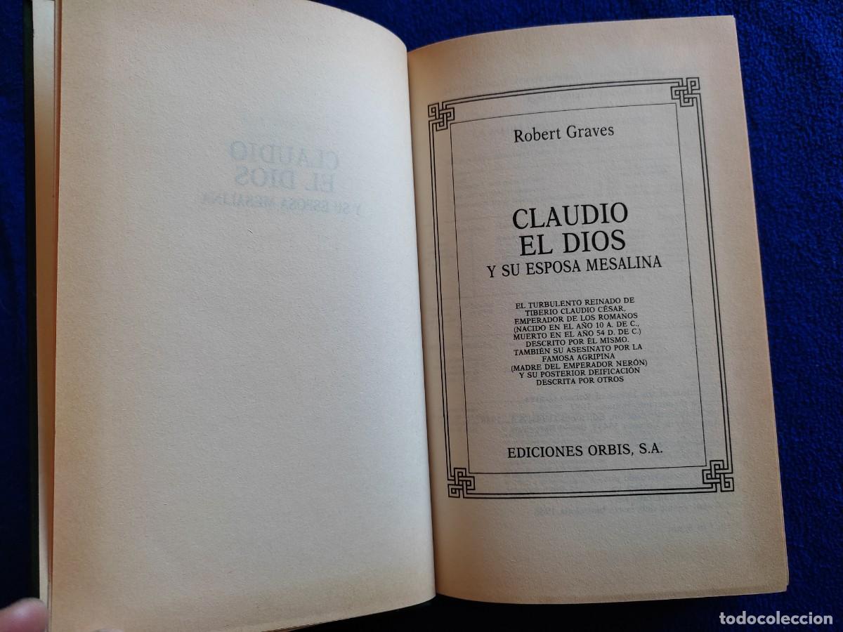 Libros de segunda mano: Claudio El Dios y su Esposa Mesalina Robert Graves Ediciones Orbis 1988 - Foto 4
