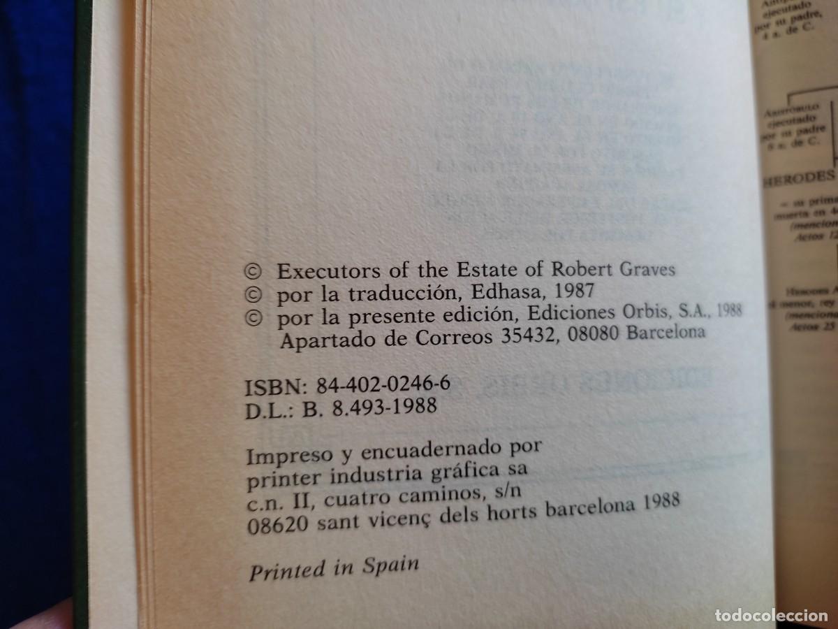 Libros de segunda mano: Claudio El Dios y su Esposa Mesalina Robert Graves Ediciones Orbis 1988 - Foto 5
