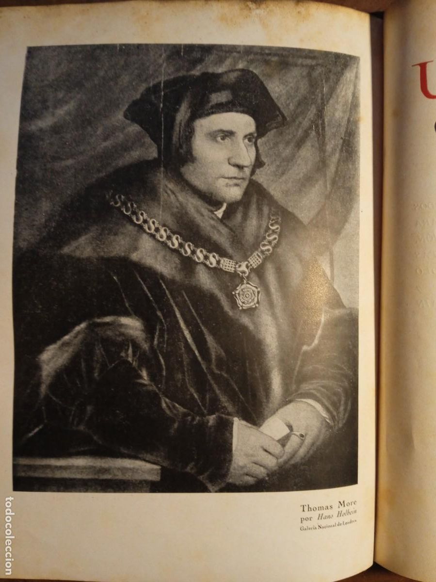 Libros de segunda mano: Utop&iacute;a Thomas More 1937 - Foto 3